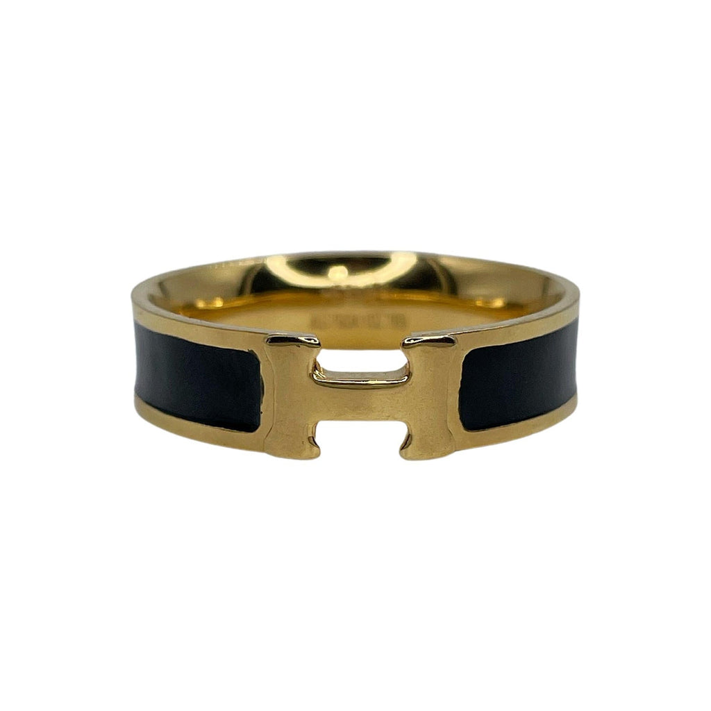 18K Hermes Vintage Clic Ring