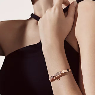 18K Hermes Collier De Chien Diamond Bracelet