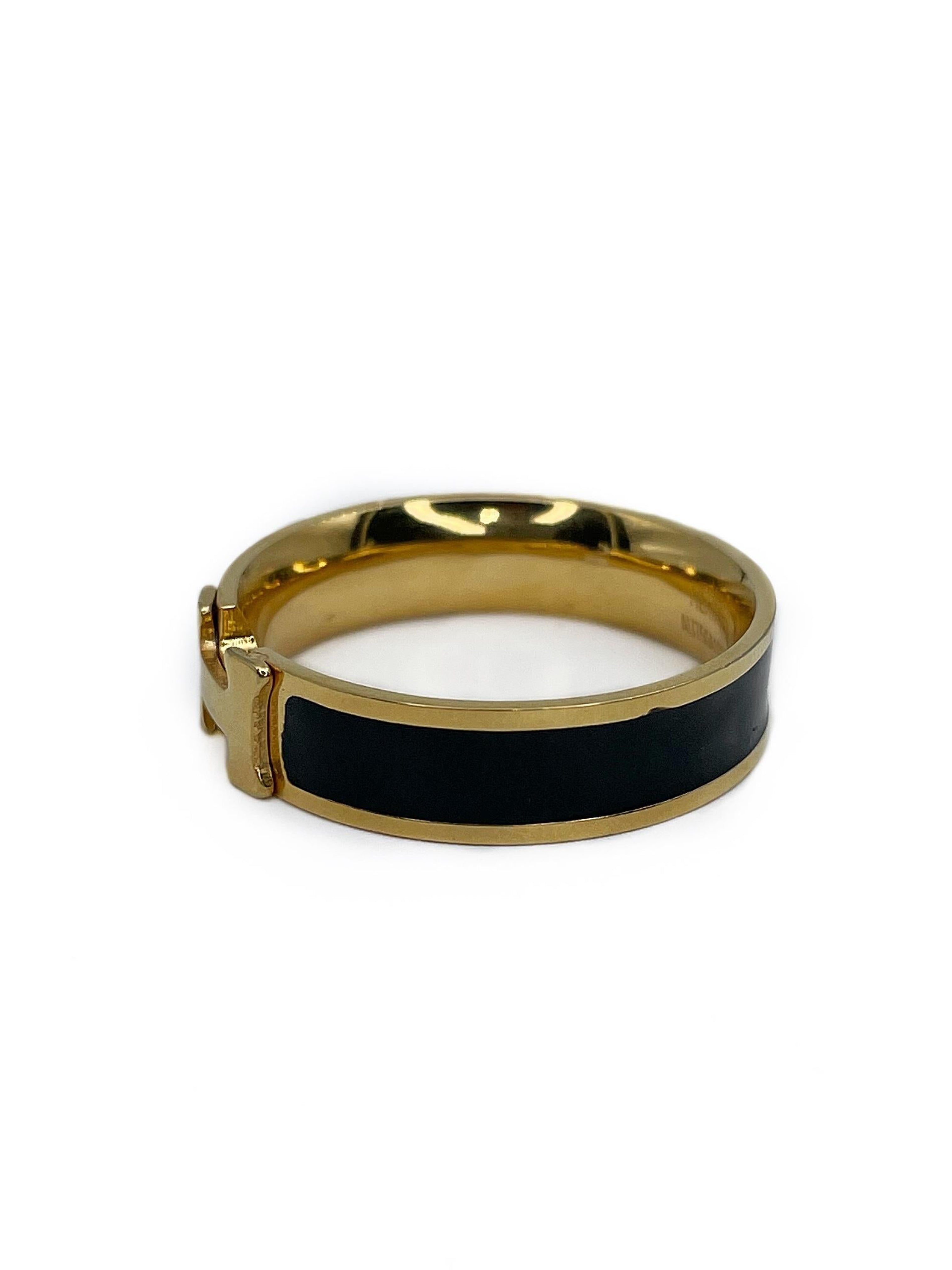 18K Hermes Vintage Clic Ring
