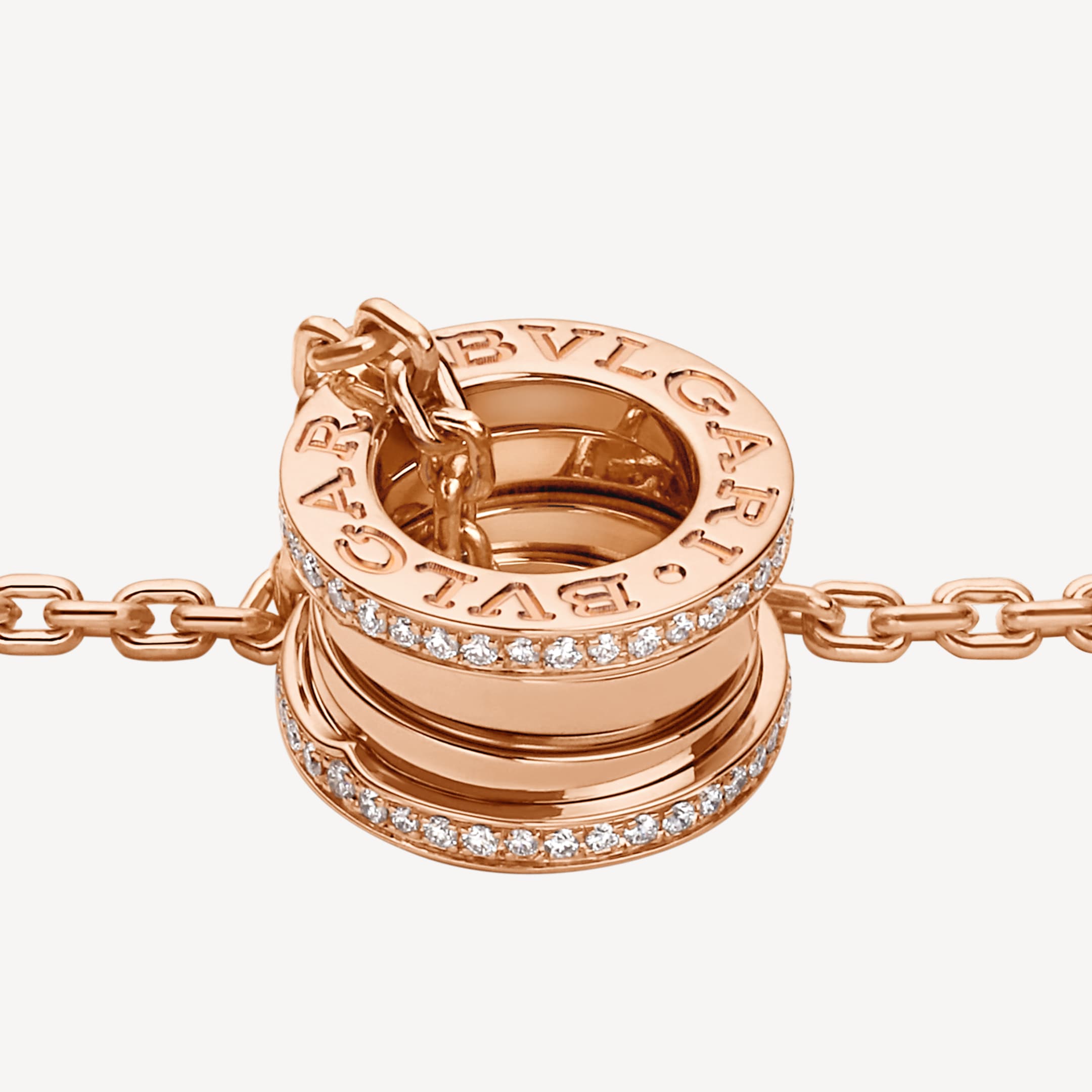 18K B.zero1 Pave Diamonds Necklace