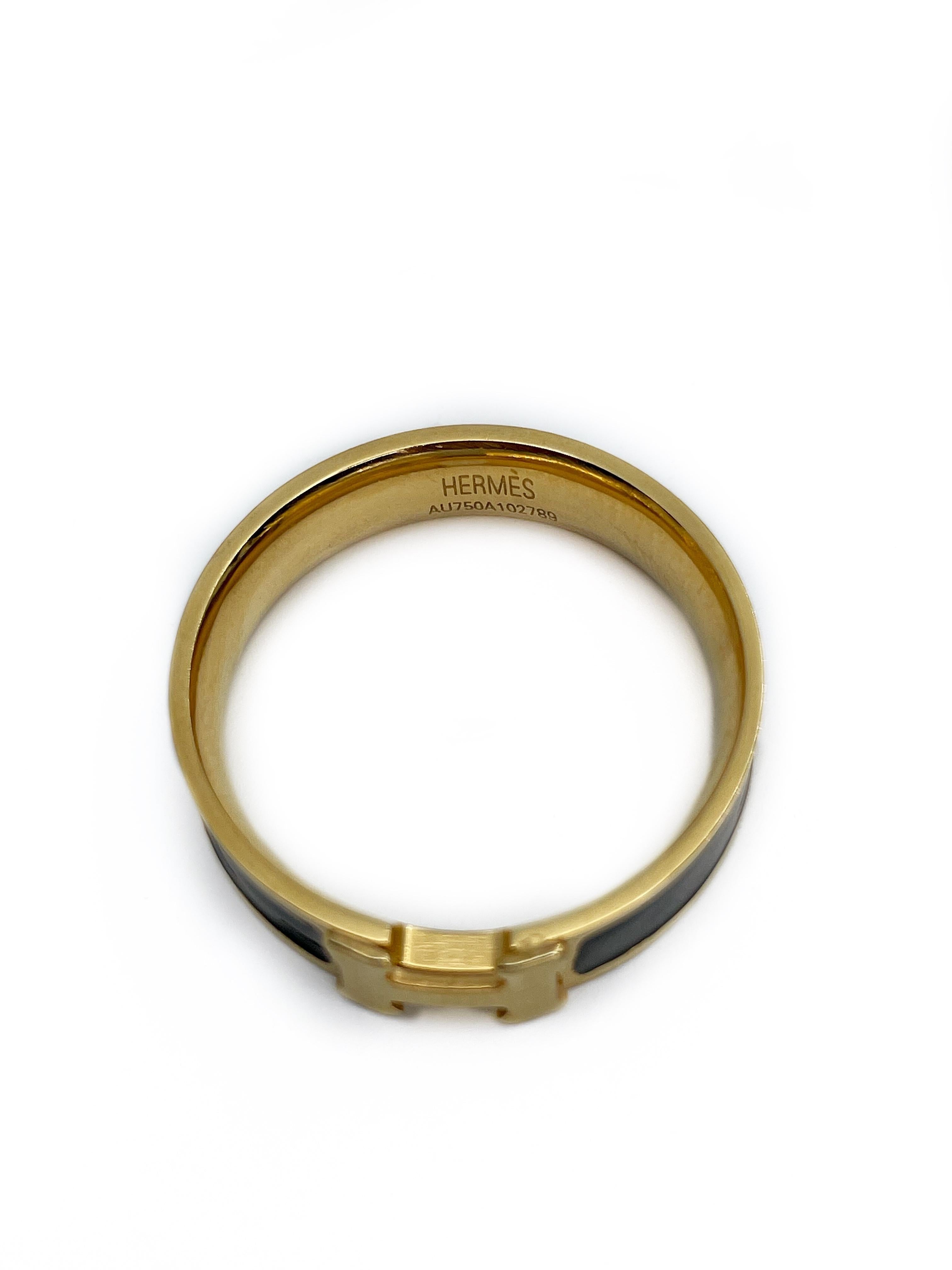 18K Hermes Vintage Clic Ring