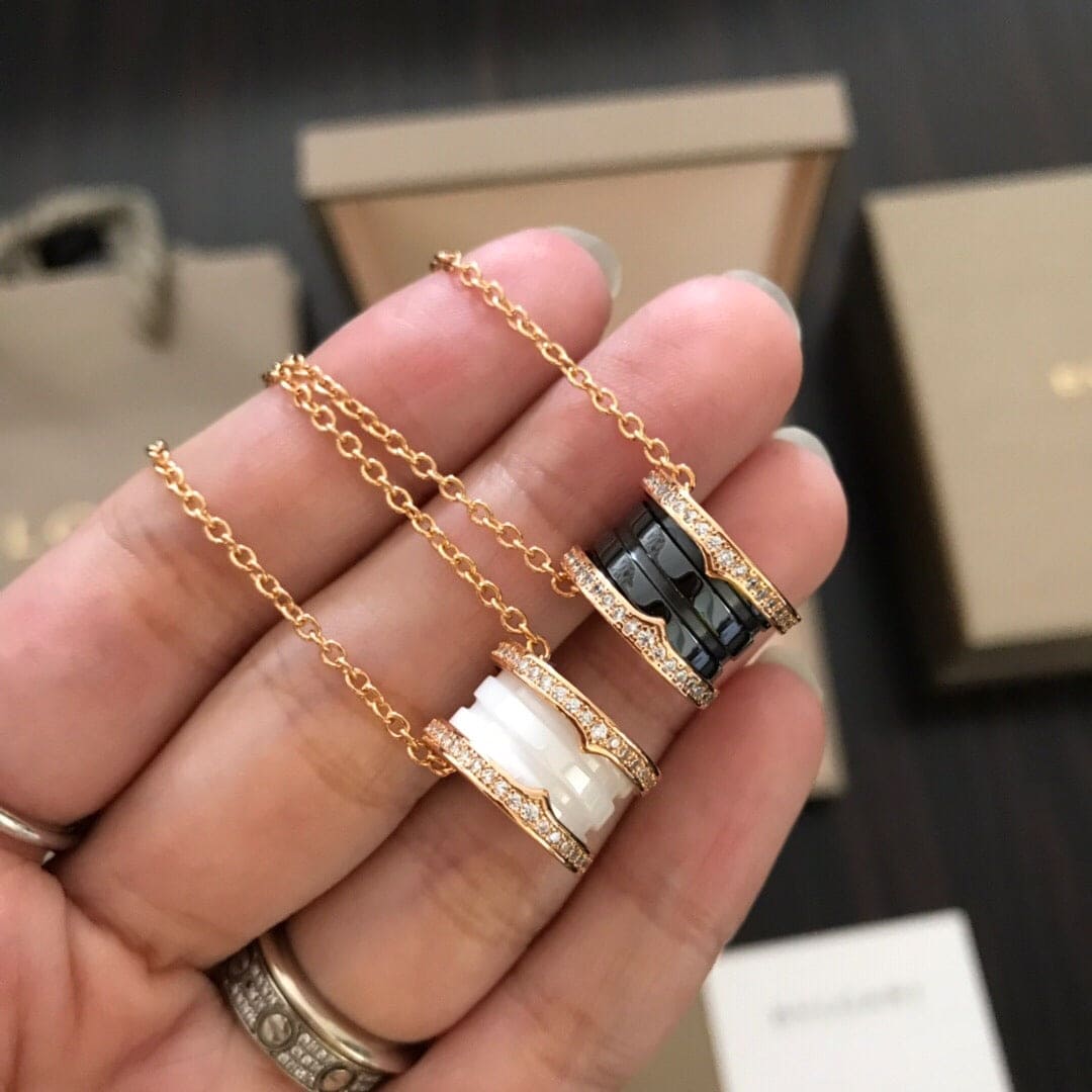 18K B.zero1 Edge Diamonds Necklace