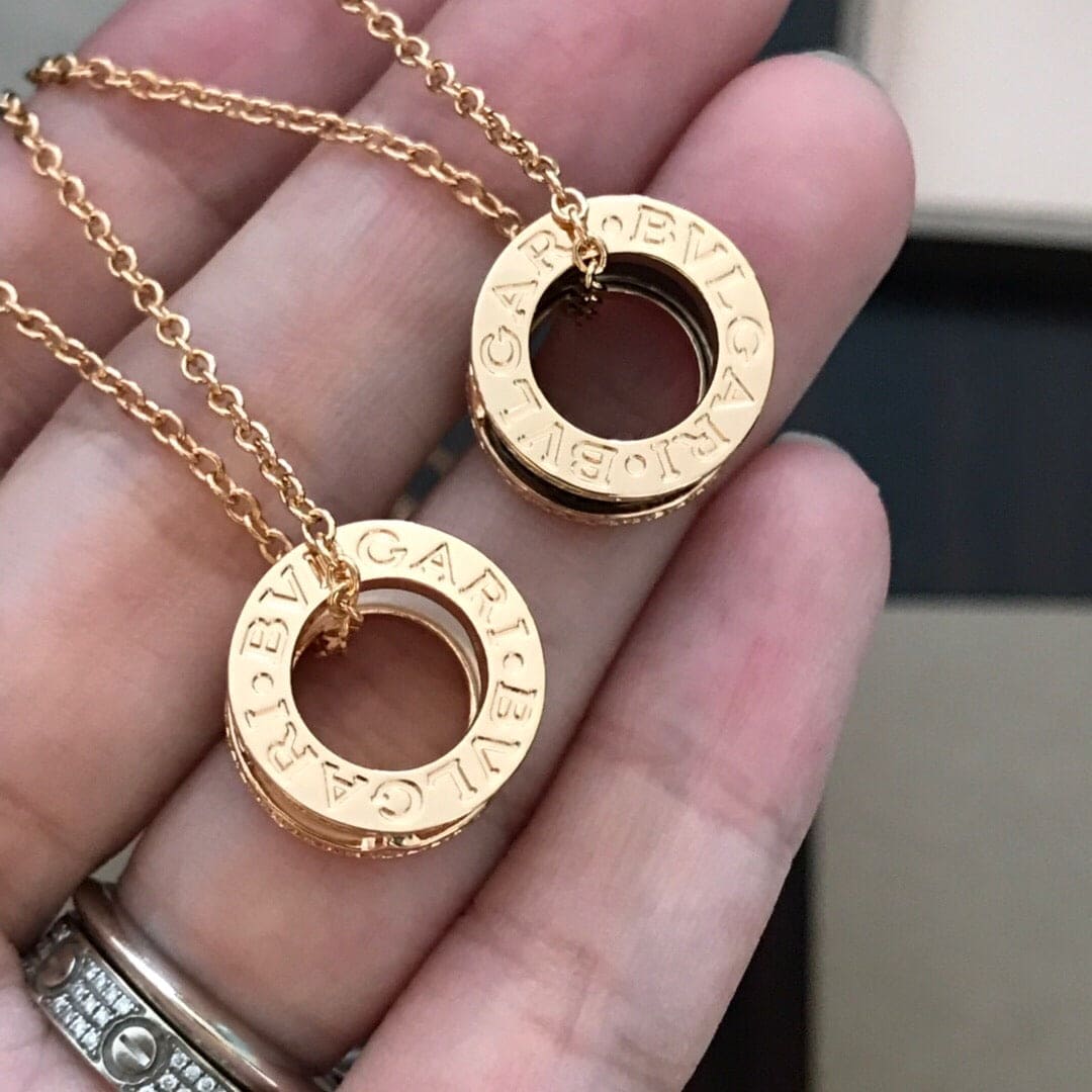 18K B.zero1 Edge Diamonds Necklace