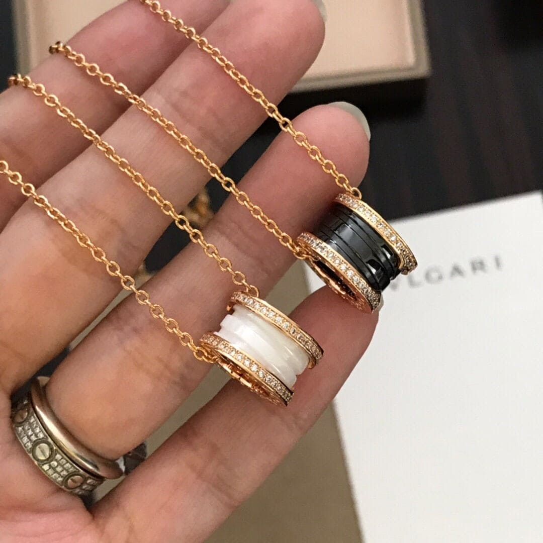 18K B.zero1 Edge Diamonds Necklace