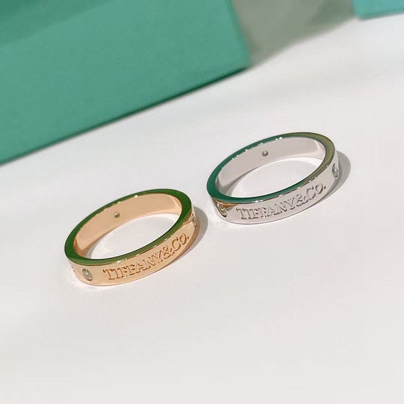 18K Tiffany Rose Gold Wedding Ring