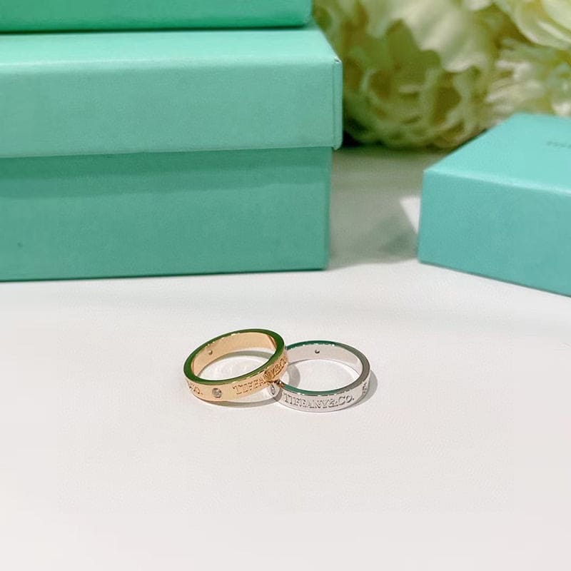 18K Tiffany Rose Gold Wedding Ring