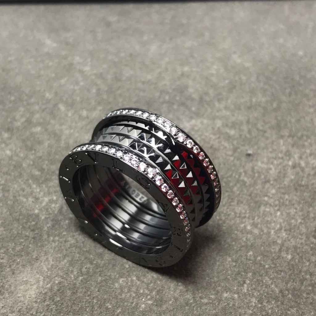 18K B.zero1 Black Ceramic Ring