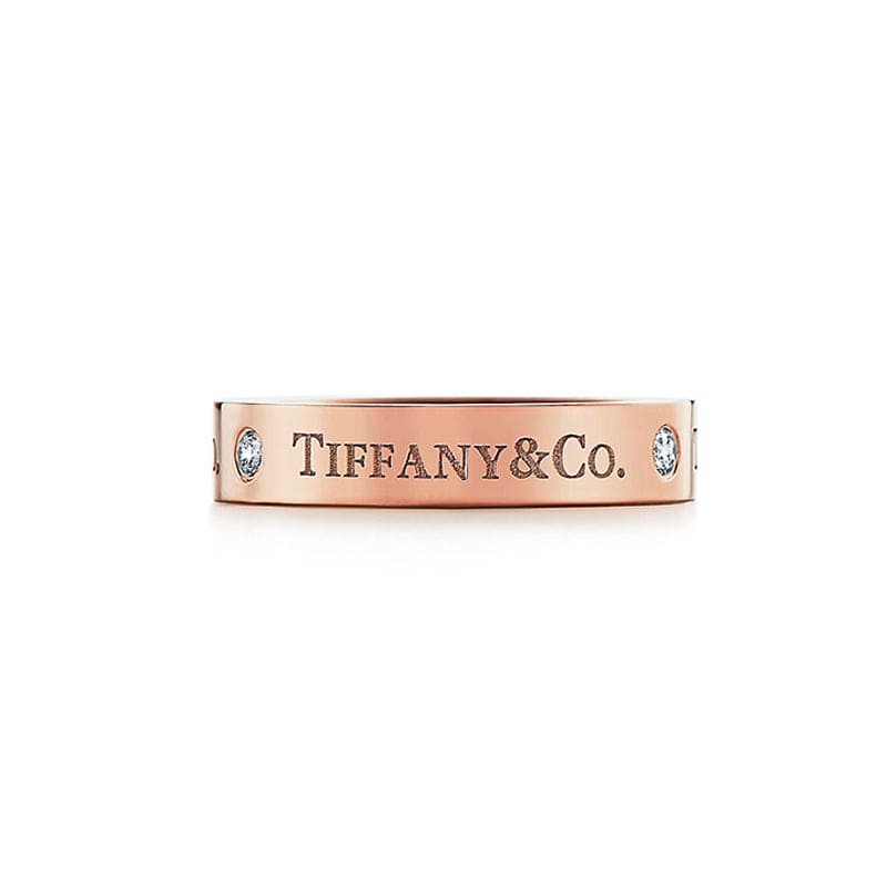 18K Tiffany Rose Gold Wedding Ring