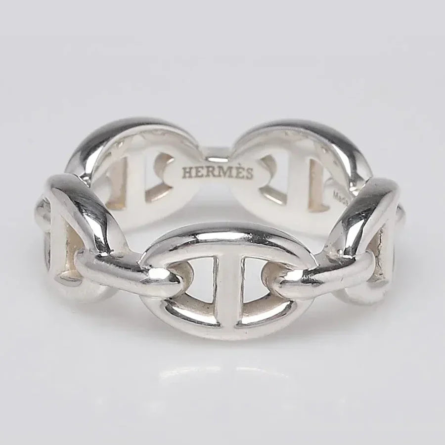 18K Hermes Chaine D'Ancre Enchainee Ring