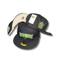 Milwaukee Fitted Hat with Embroidered Script and Commemorative Patch Black – Fitted Cap