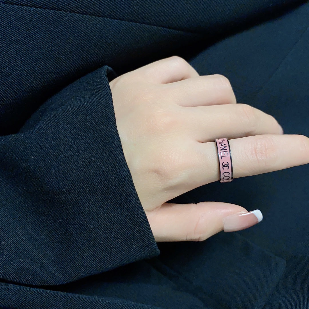 18K Chanel Coco Pink Ring
