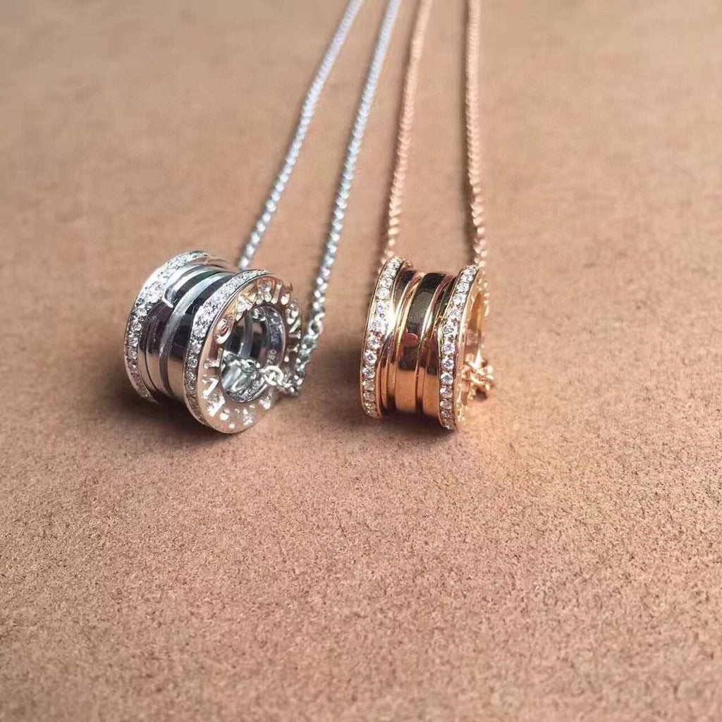 18K B.zero1 Pave Diamonds Necklace