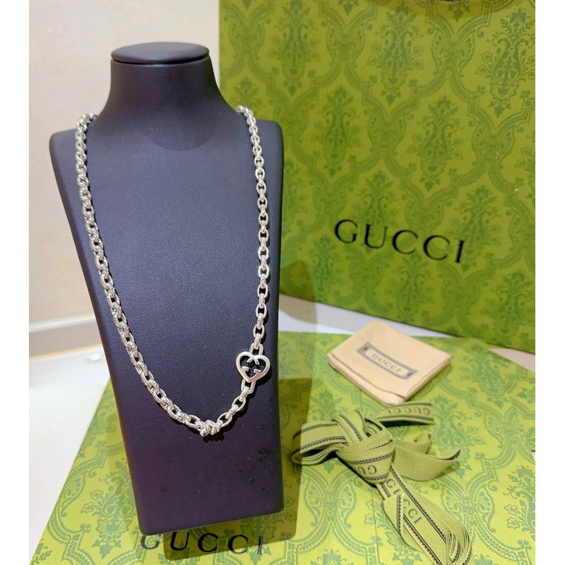 18K Gucci Double Classic Chain Necklace
