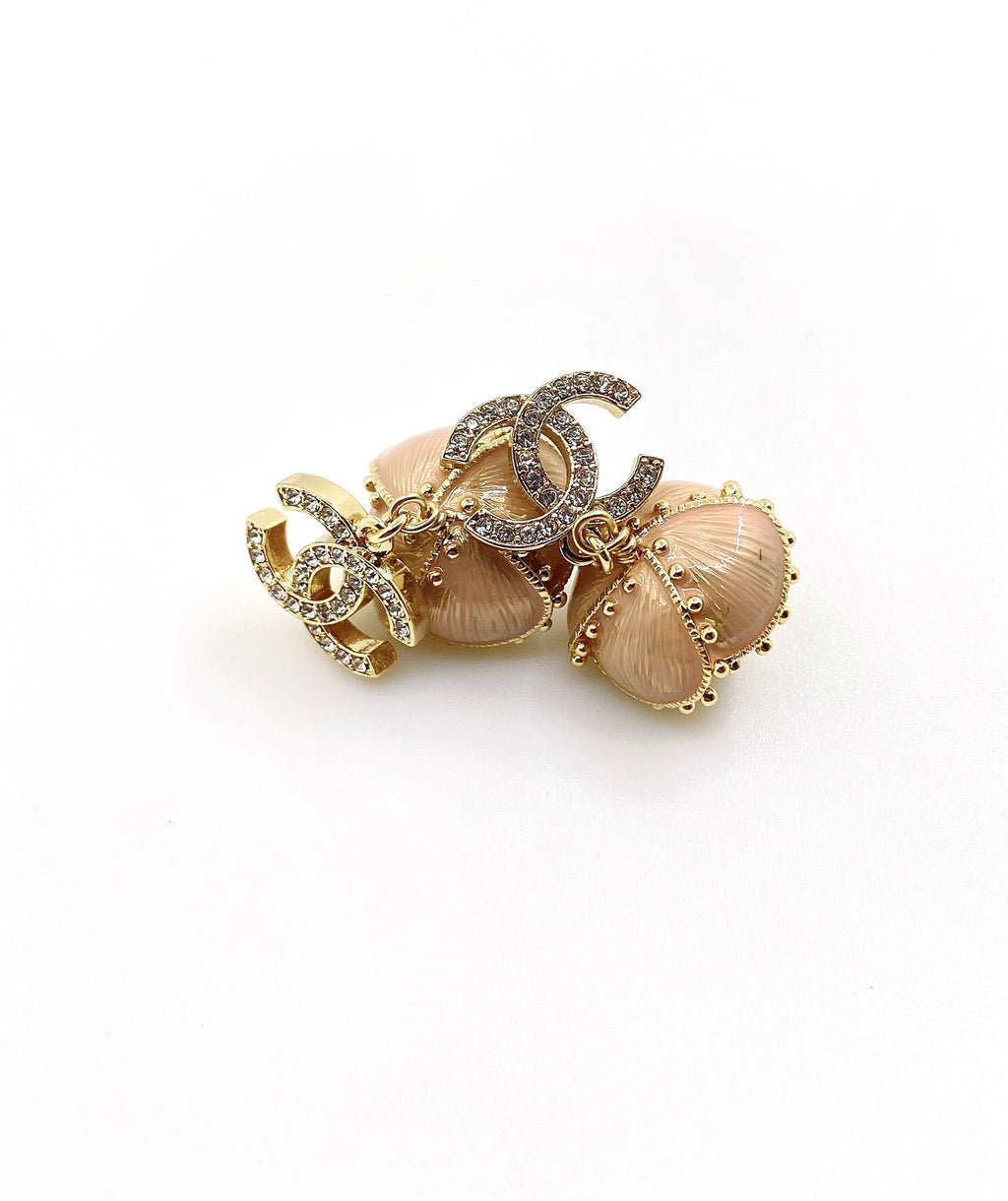 18K Chanel Flowers Earrings