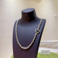 18K Gucci Double Classic Chain Necklace