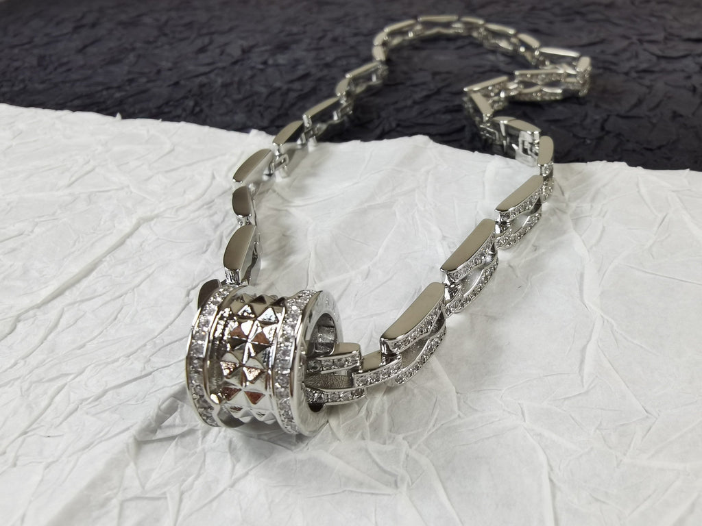 18K B.zero1 Diamonds Chain Link Necklace