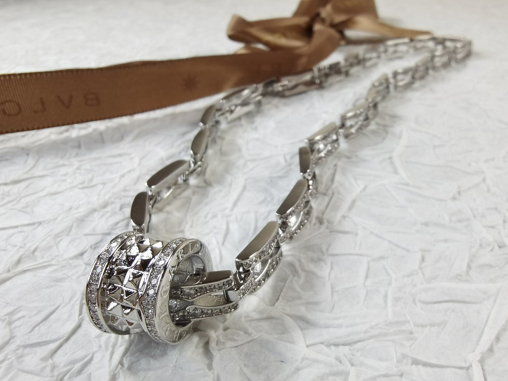 18K B.zero1 Diamonds Chain Link Necklace