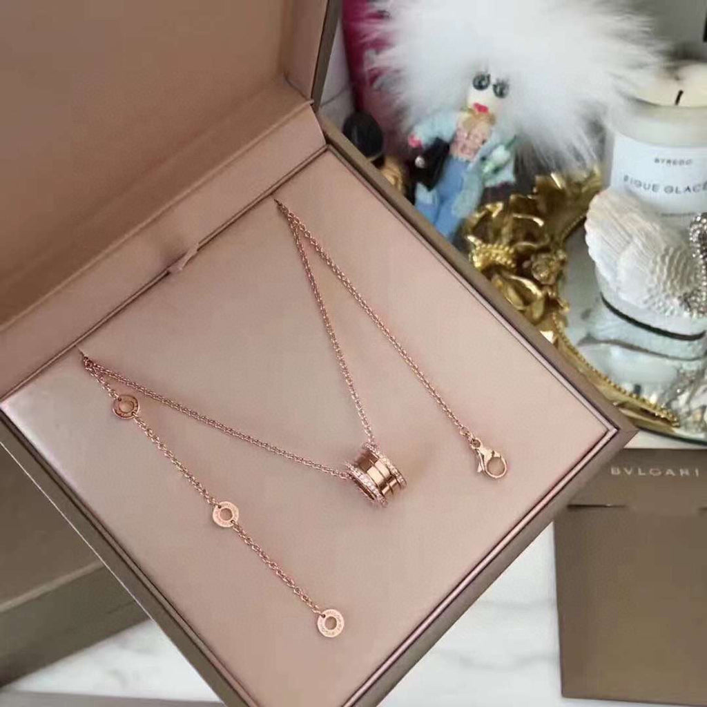 18K B.zero1 Pave Diamonds Necklace
