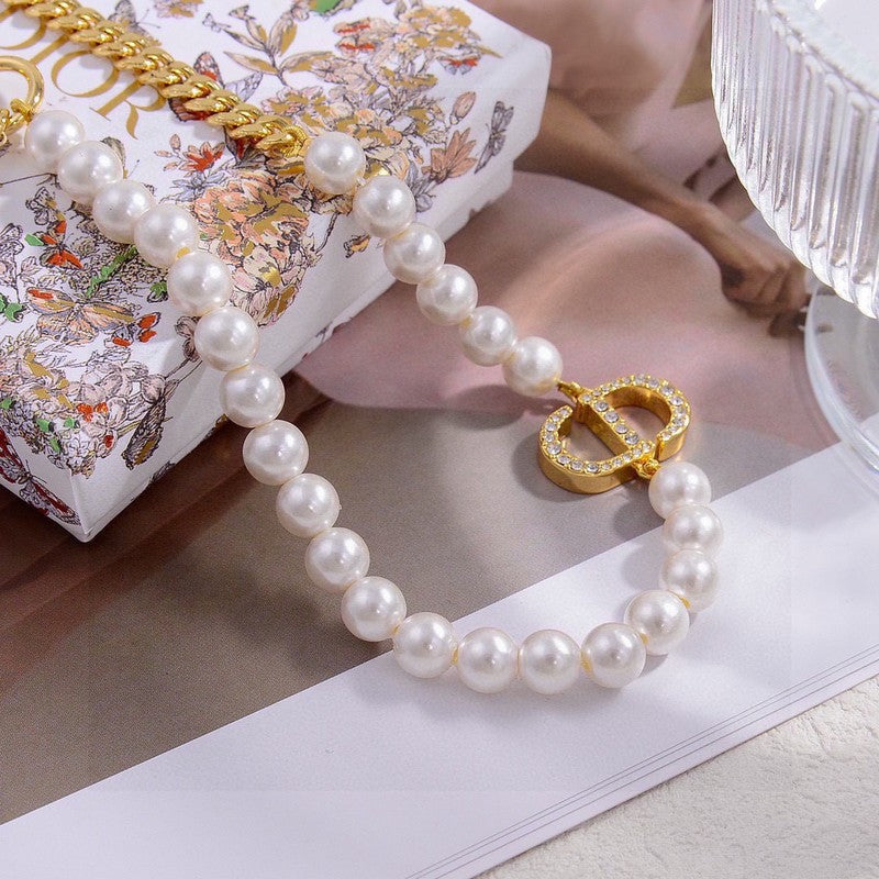18K Dior Petit Pearl Necklace