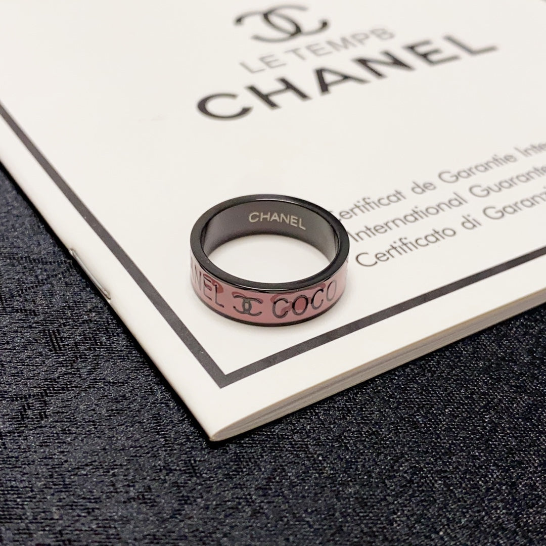 18K Chanel Coco Pink Ring