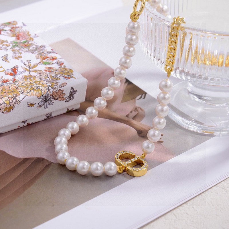 18K Dior Petit Pearl Necklace