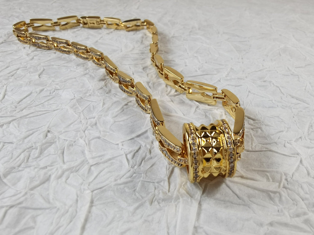 18K B.zero1 Diamonds Chain Link Necklace