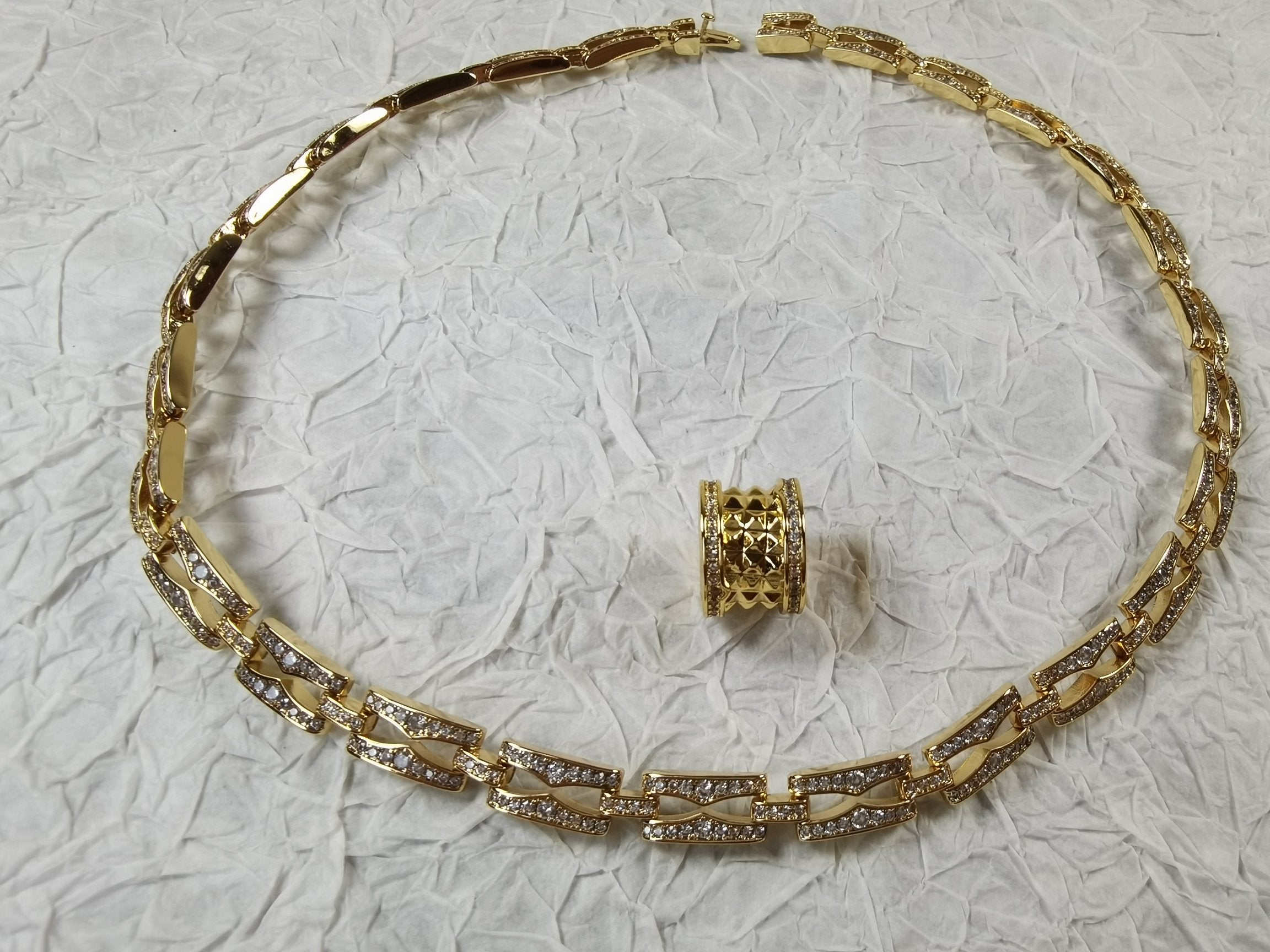 18K B.zero1 Diamonds Chain Link Necklace