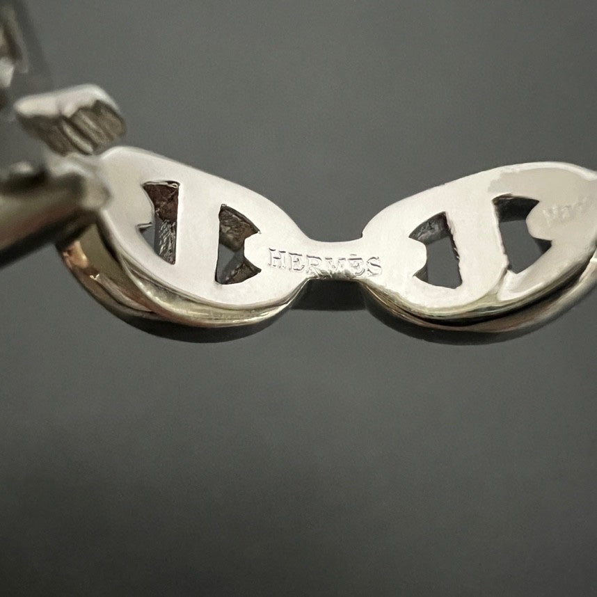 18K Hermes Chaine D'Ancre Enchainee Ring