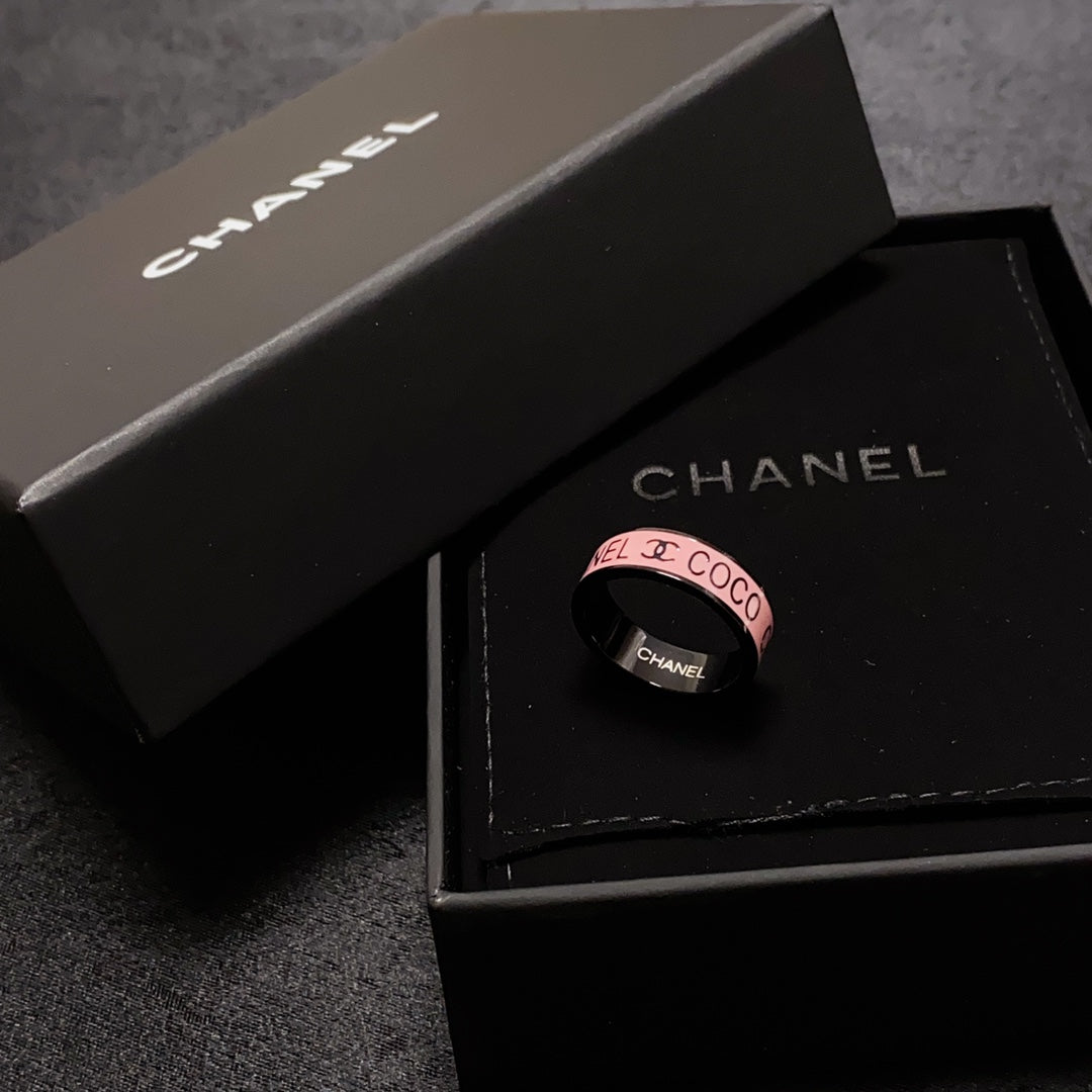 18K Chanel Coco Pink Ring
