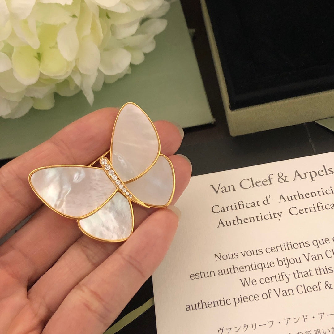 18K Butterfly Brooch