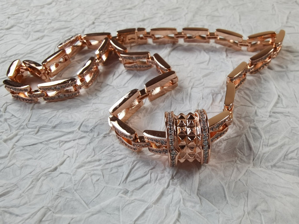18K B.zero1 Diamonds Chain Link Necklace