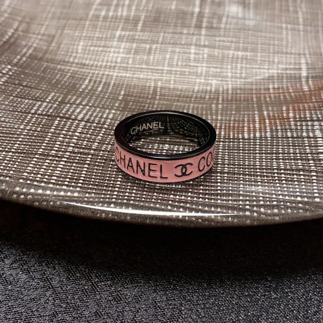 18K Chanel Coco Pink Ring