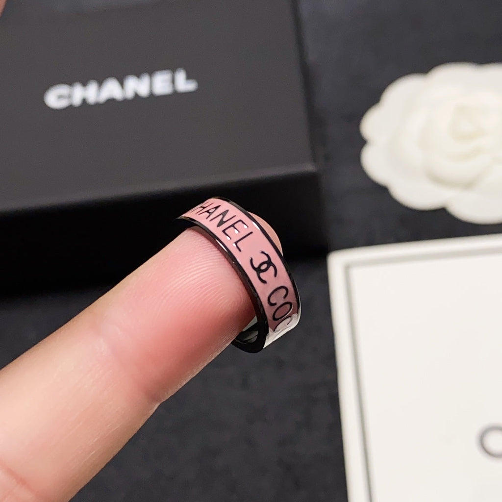 18K Chanel Coco Pink Ring