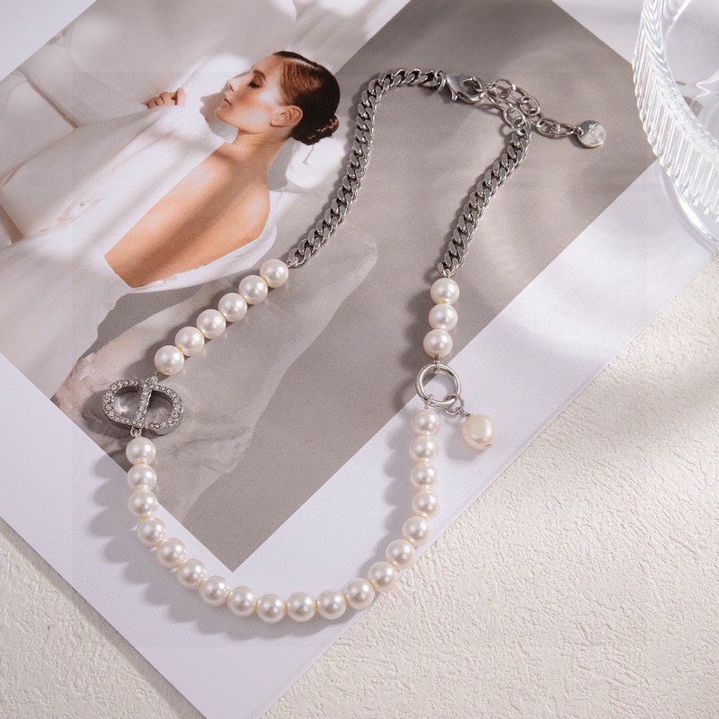 18K Dior Petit Pearl Necklace
