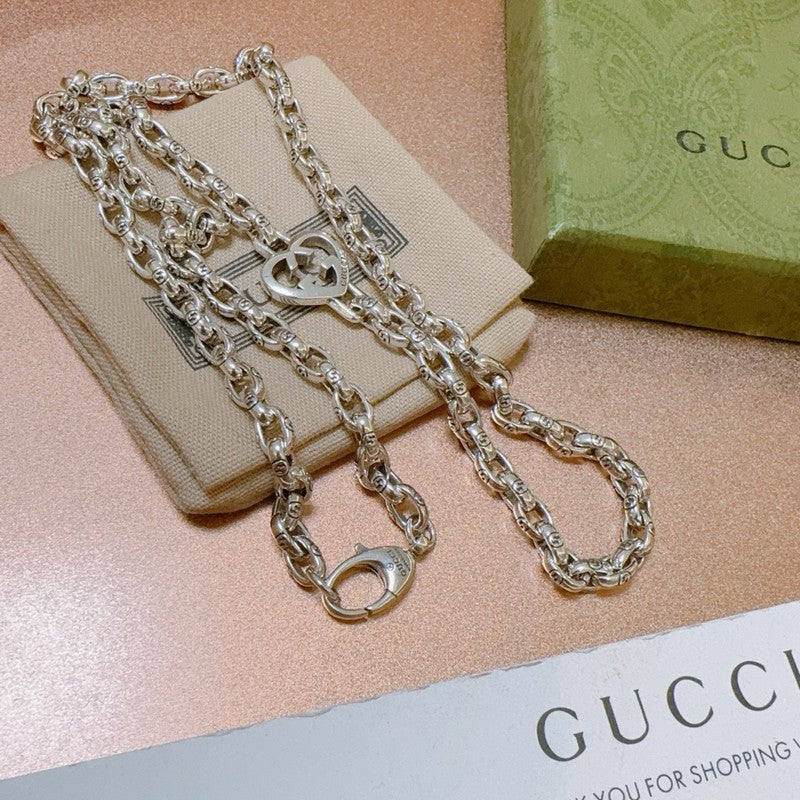 18K Gucci Double Classic Chain Necklace