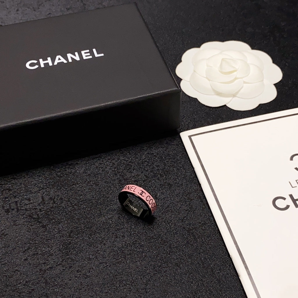 18K Chanel Coco Pink Ring