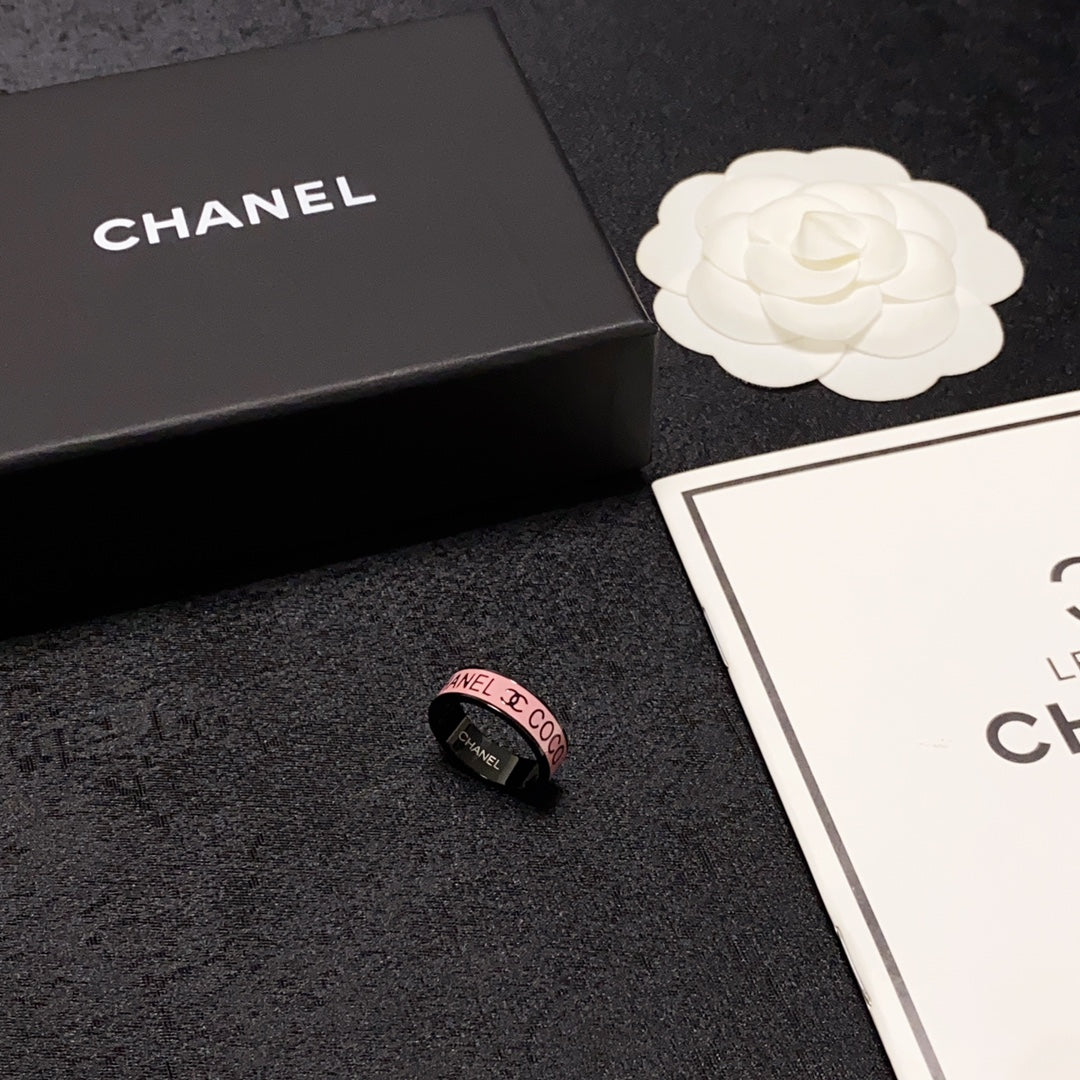 18K Chanel Coco Pink Ring