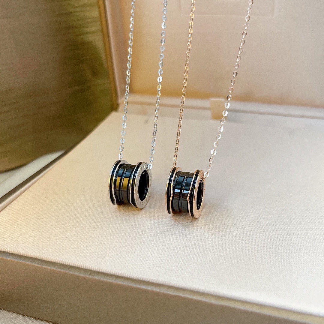 18K B.zero1 Black Ceramic Necklace
